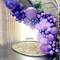 Purple Balloon Garland Kit, 129PCS Purple Balloons Different Size 18" 12" 10" 5", Metallic Purple Balloon Purple Confetti Balloon Arch for Purple Theme Party Decoration, Birthday Wedding Baby